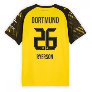 Lacne Muži Futbalové dres Borussia Dortmund Julian Ryerson #26 2025-26 Krátky Rukáv - Domáci